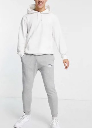 Серые джоггеры с логотипом Reebok Core-Серый