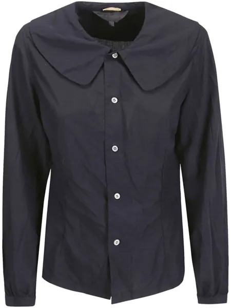 Рубашка с воротником оверсайз Comme Des Garçons Girl, синяя