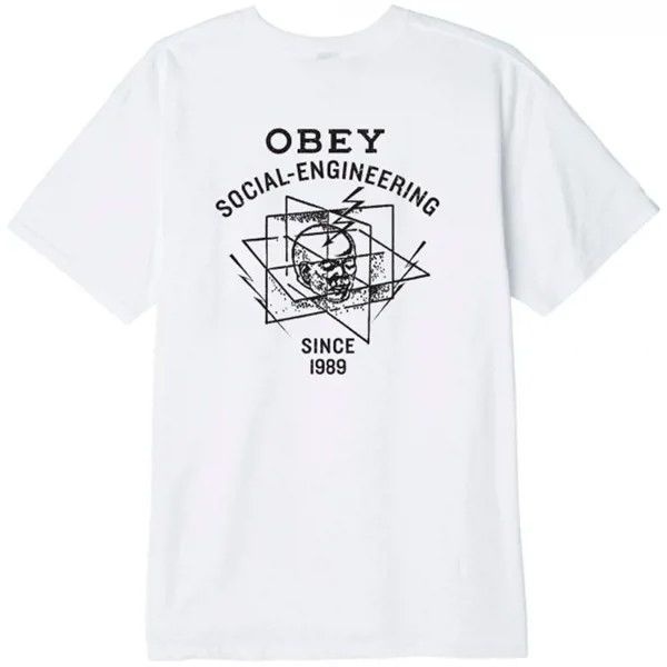 Футболка OBEY Mind Control White