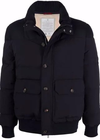 Brunello Cucinelli легкая двусторонняя куртка