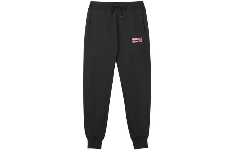 Трикотажные спортивные штаны женские черные New Balance