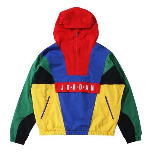 Куртка Air Jordan Sport DNA Half Zipper Woven Jacket Multi-Color, мультиколор