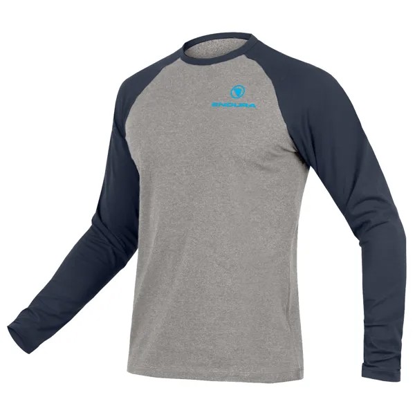 Лонгслив Endura One Clan Raglan Langarmshirt, цвет Ink Blue