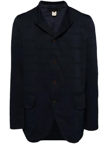 Comme Des Garçons Shirt куртка Strong Will с принтом, синий