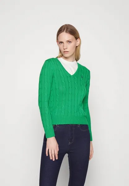 Свитер Polo Ralph Lauren Kimberly Long Sleeve, опрятный зеленый