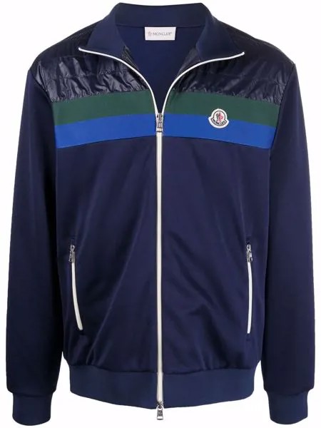 Moncler спортивная куртка с нашивкой-логотипом