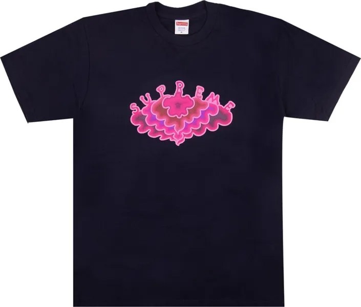 Футболка Supreme Cloud Tee 'Navy', синий