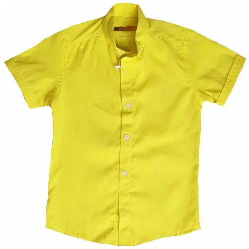 Рубашка , размер 140;146, желтый