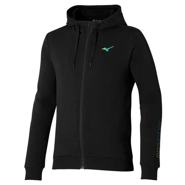 Толстовка Mizuno RB Full Zip, черный