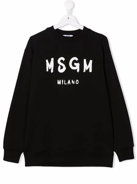 MSGM Kids толстовка с логотипом
