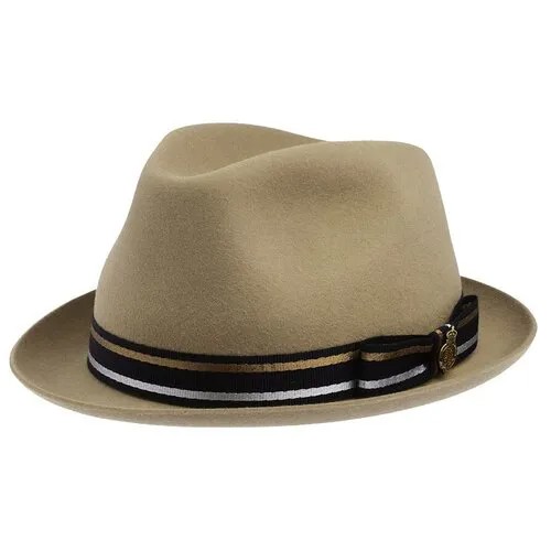 Шляпа Christys, размер 57, бежевый