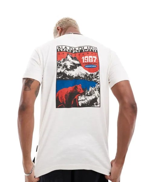 Napapijri – Martre – Бежевая футболка