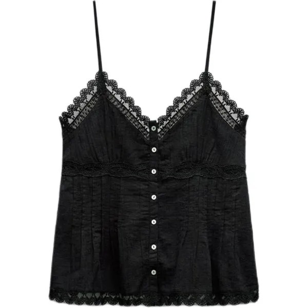 Майка женская черная Zara