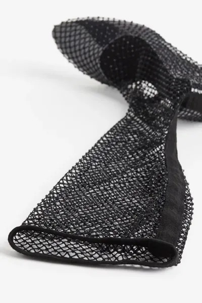 Сапоги выше колена из сетчатой ткани  H&M, черный