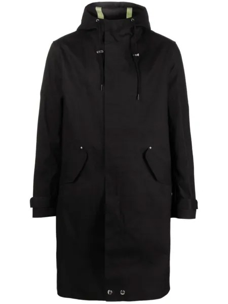 Mackintosh пальто Granish с капюшоном, черный