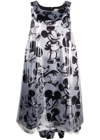 Comme Des Garçons платье миди с принтом Mickey Mouse