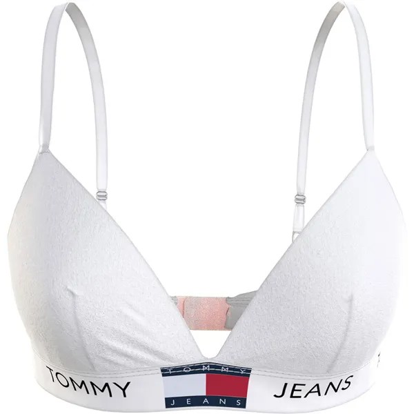 Бюстгальтер Tommy Jeans Heritage Ctn Triangle Bra, белый