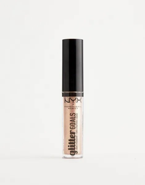Жидкие тени для век с блестками NYX Professional Makeup - Polished Pin Up-Золотой