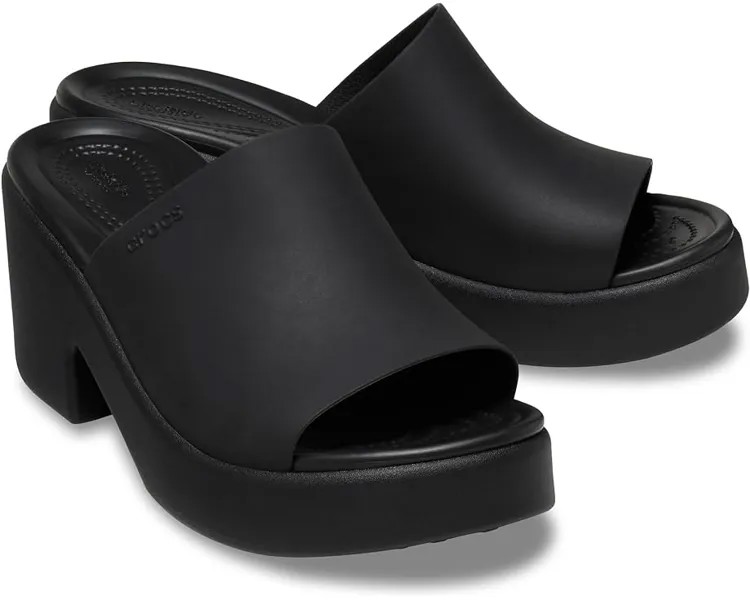 Туфли Crocs Brooklyn Slide Heel, черный