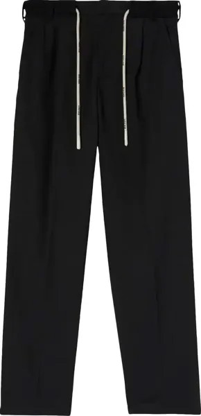 Брюки Palm Angels Track Belt Pants 'Black/Off White', черный