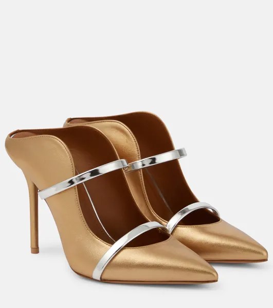Кожаные мюли Maureen Malone Souliers, золотой