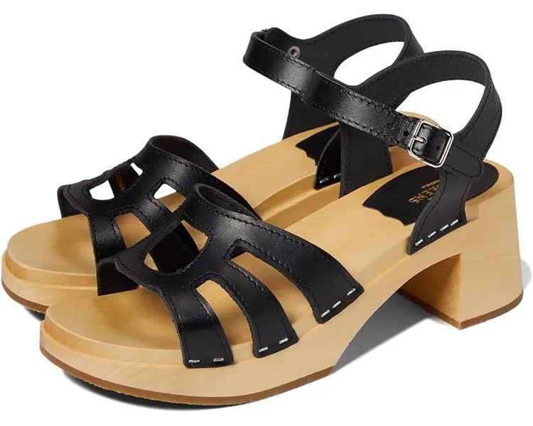 Туфли Swedish Hasbeens Luxury Sandal, черный