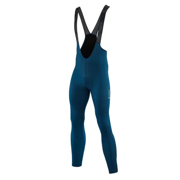 Велосипедные шорты длинные M Bike Bib Tights Thermo Elastic мужские - синие LOEFFLER, цвет blau