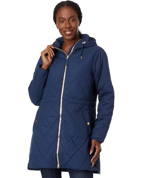 Пальто L.L.Bean Petite Cozy Quilted, цвет Nautical Navy