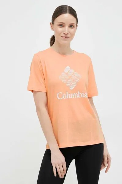 Футболка Колумбия Columbia, оранжевый