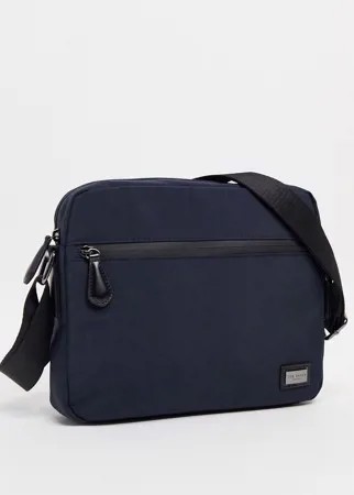 Темно-синяя нейлоновая сумка почтальона Ted Baker Mattey-Темно-синий