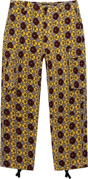 Брюки Stussy x Denim Tears Cord Cargo Pant 'Houndstooth', разноцветный