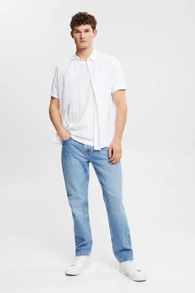 Джинсы с потертым эффектом Esprit, синий