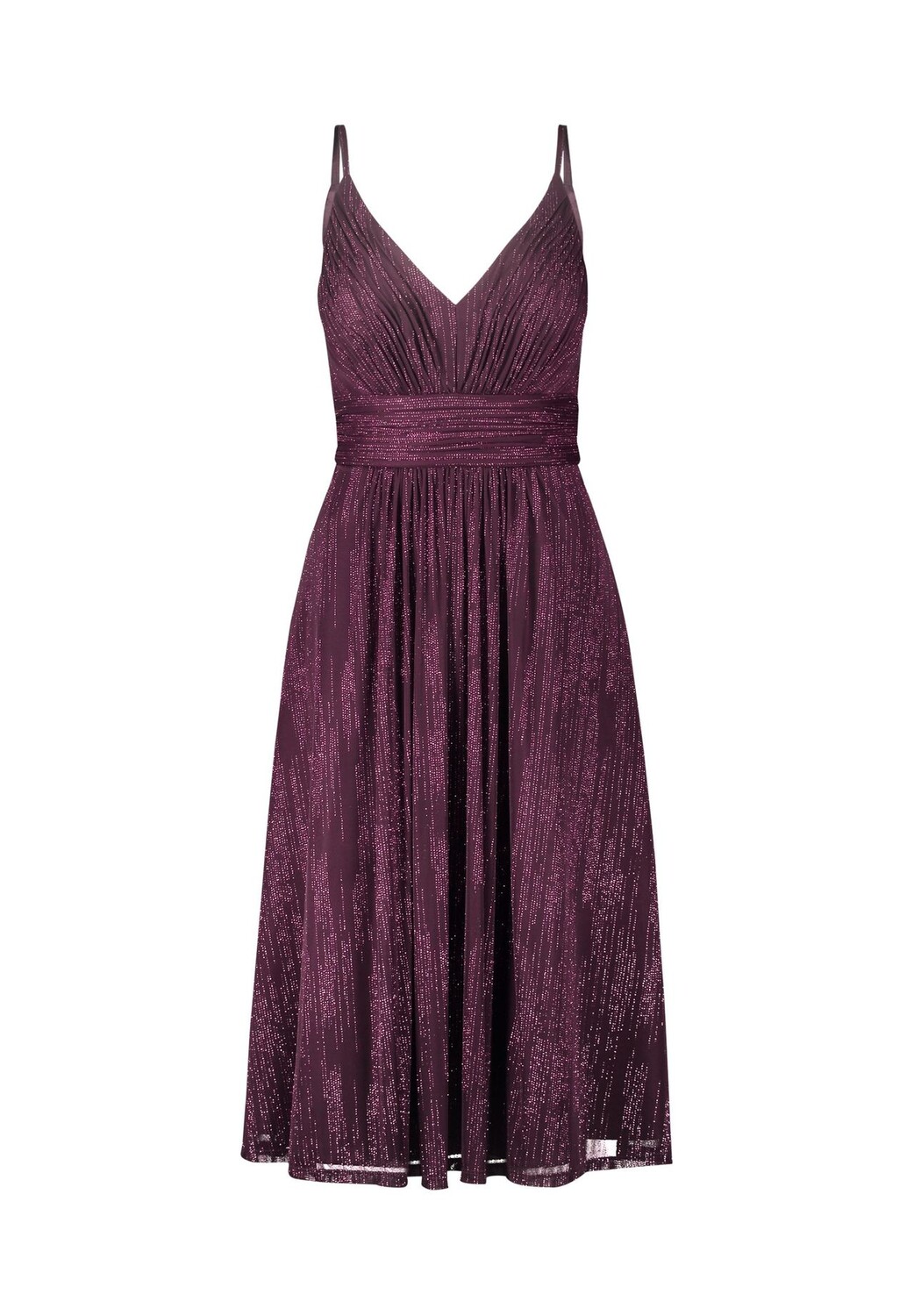 Вечернее платье с блестками Vera Mont, цвет Shiny Aubergine