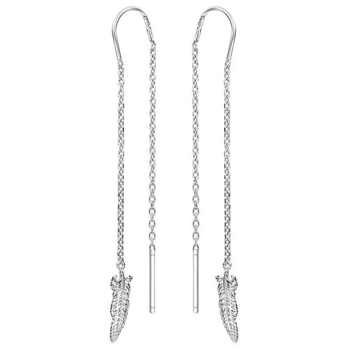 Серьги-цепочки из серебра 1003524927525