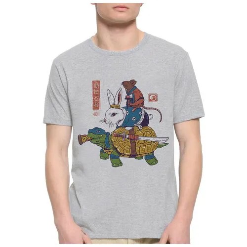 Футболка Design Heroes, размер 3XL, серый..