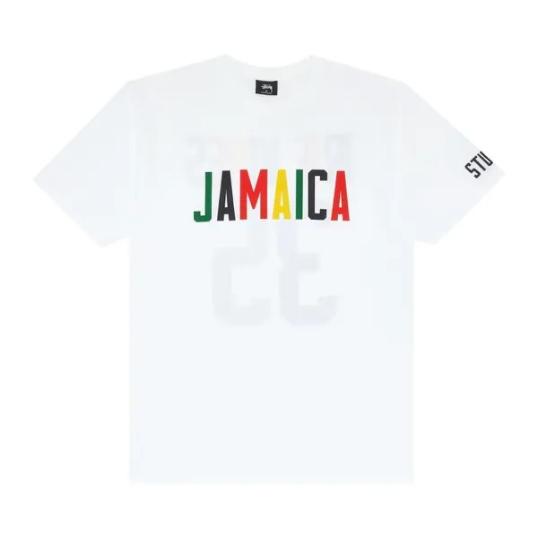 Футболка Stussy Jamaica 35 'White', белый