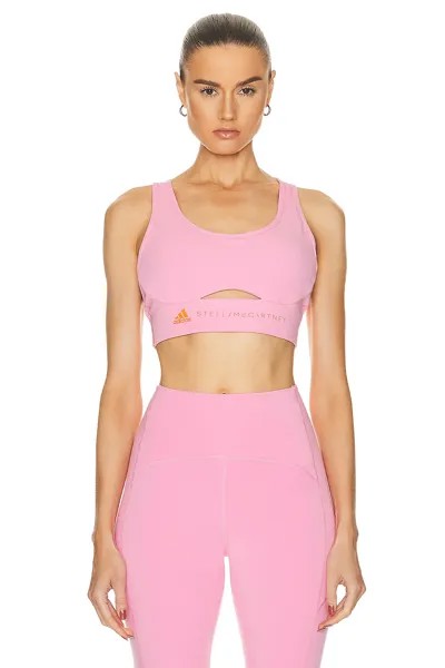 Бюстгальтер Adidas By Stella Mccartney True Strength Medium Support, цвет Semi Pink Glow