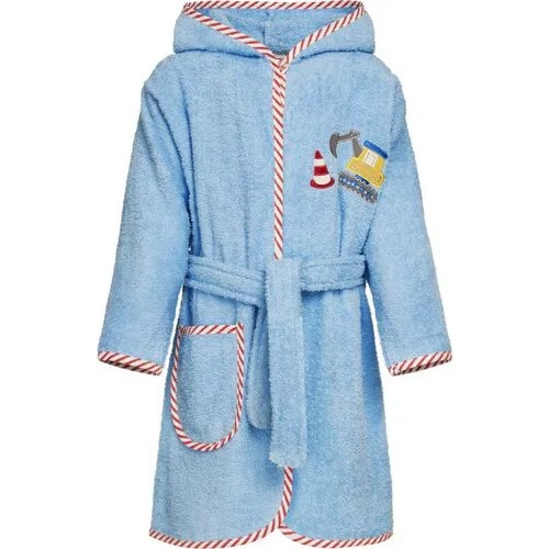 Халат  Playshoes, размер 122/128, голубой