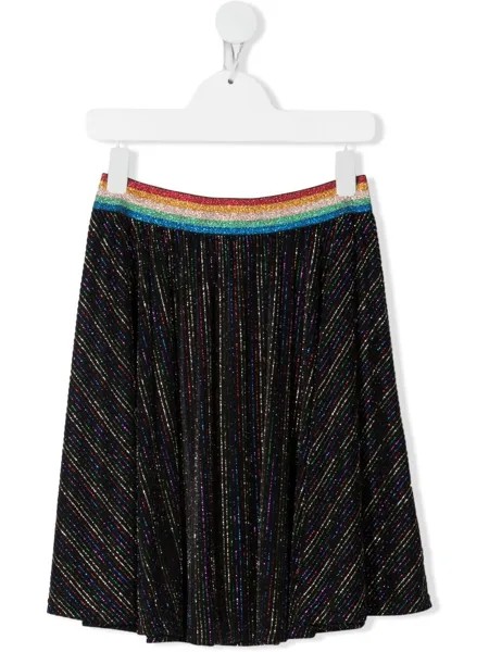 SONIA RYKIEL ENFANT расклешенная юбка с блестками
