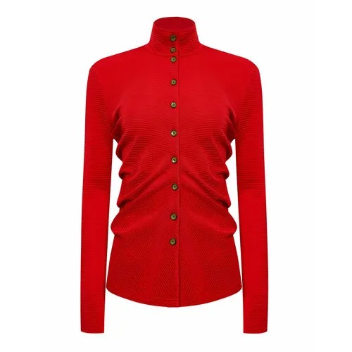 Блуза  ROMA UVAROV DESIGN, размер L, красный
