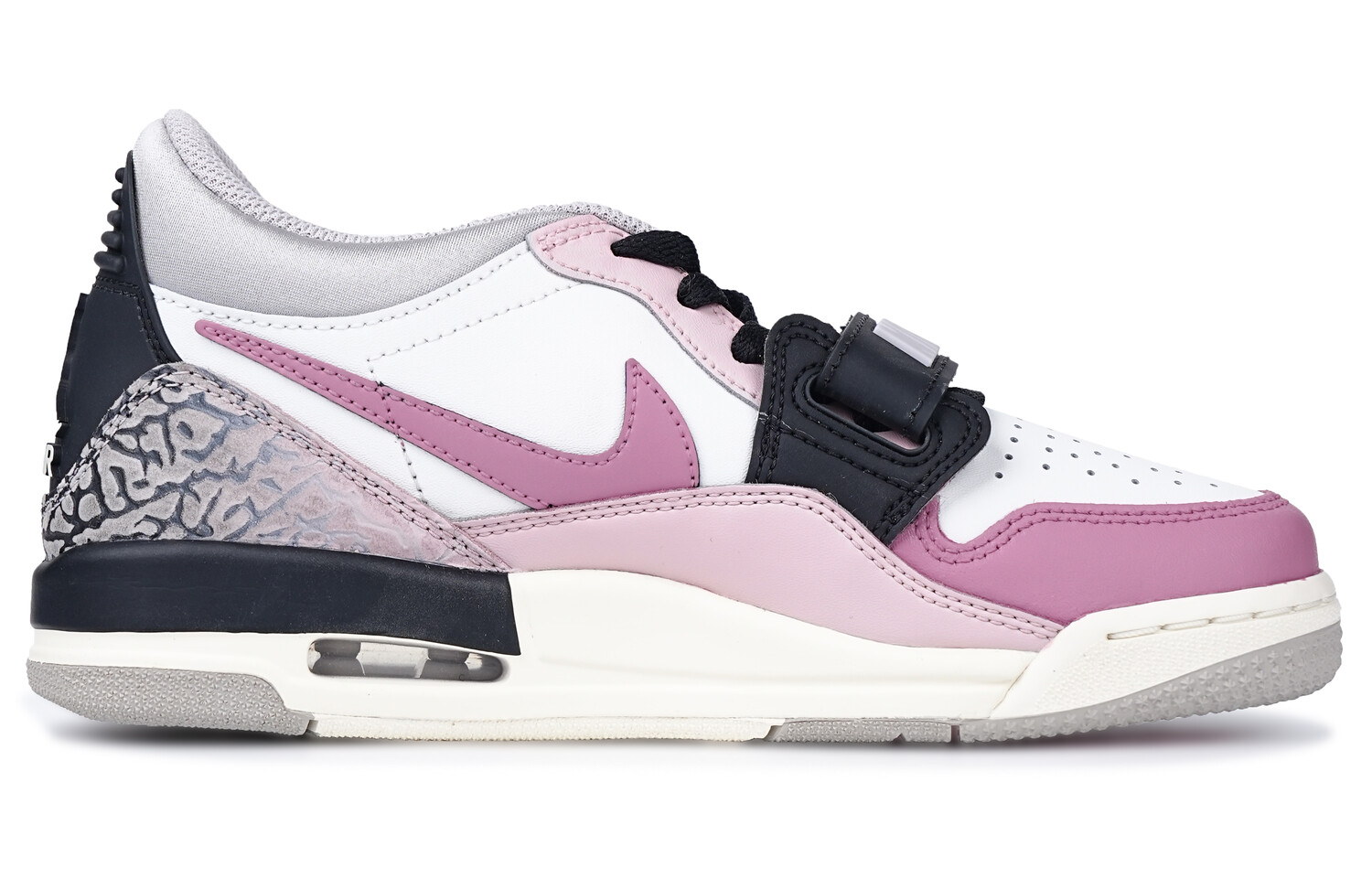Кроссовки Jordan Legacy 312 Vintage Basketball Shoes Women's Low-top Pink/white/black, черный/розовый