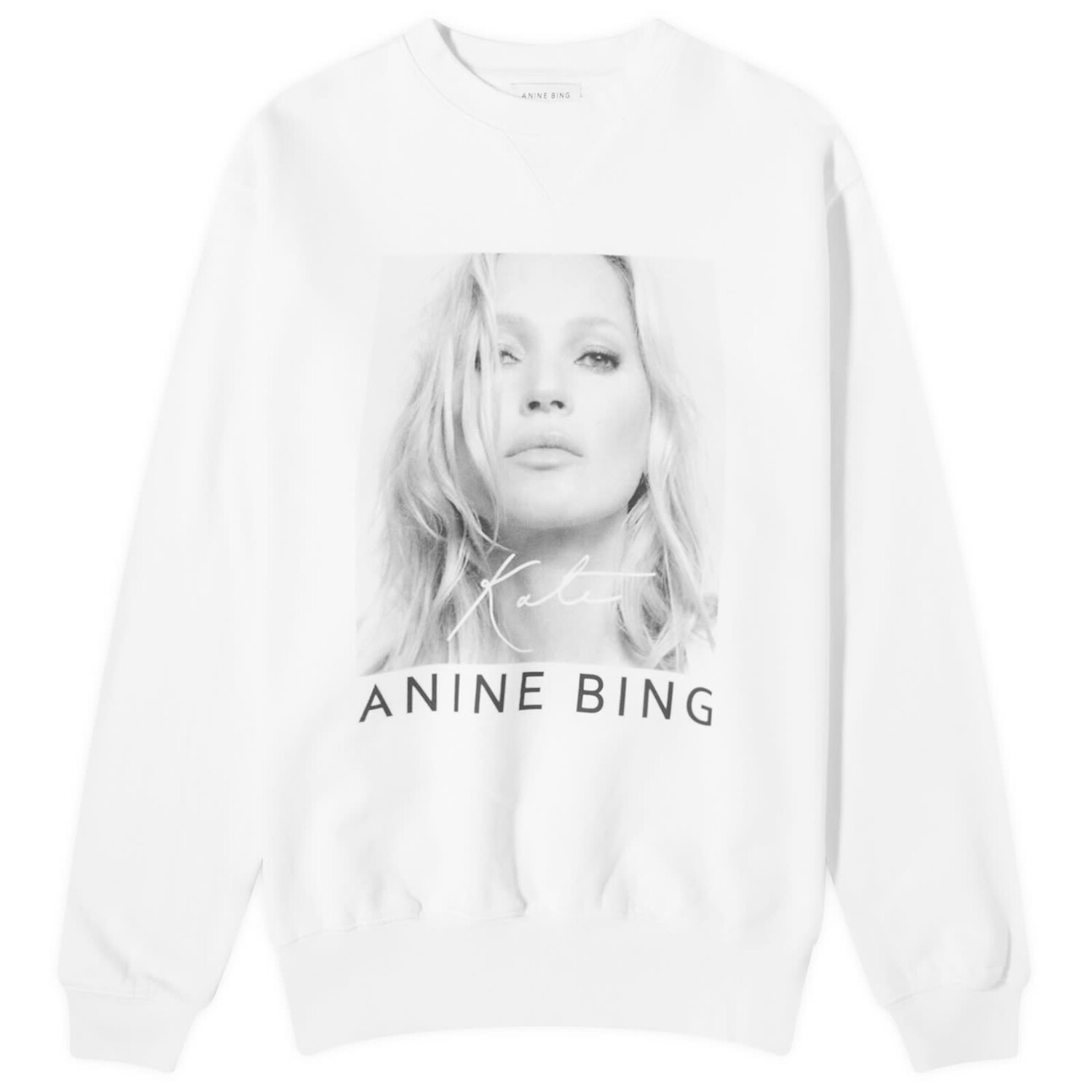 Толстовка Anine Bing Ramona Kate Moss Sweatshirt, белый