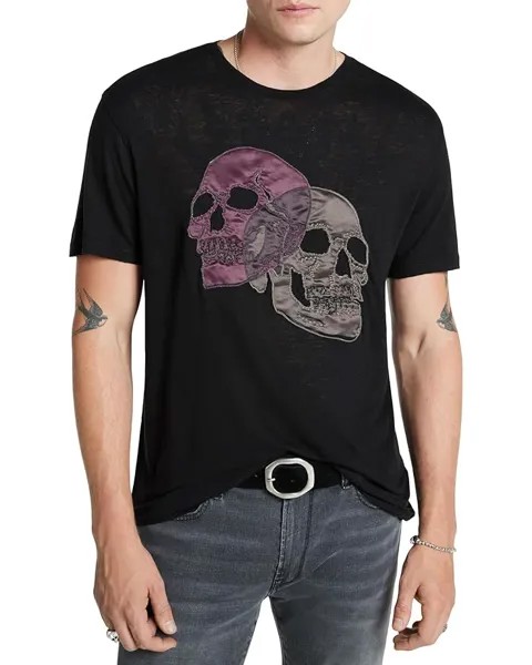 Футболка John Varvatos Short Sleeve Crew, черный