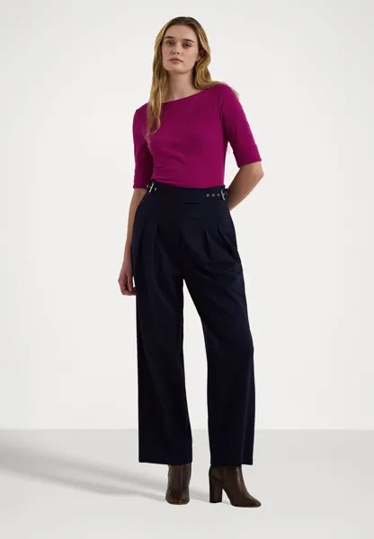 Базовая футболка COTTON BOATNECK TOP Ralph Lauren, розовый