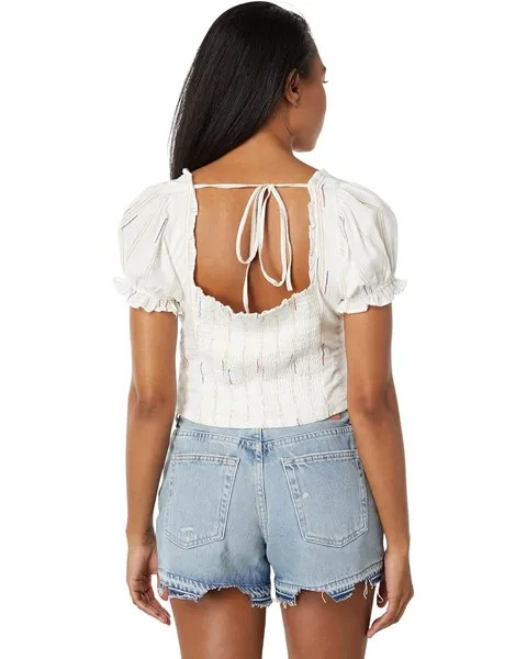 Топ Free People Seratonin Corset Top, слоновая кость