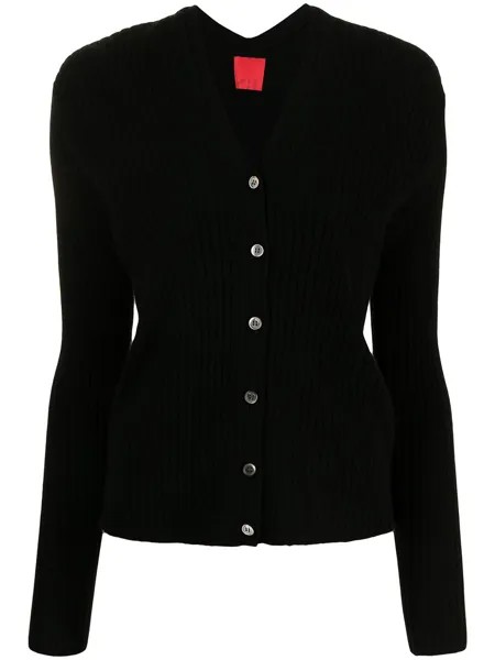 Cashmere In Love укороченный кардиган Inez в рубчик