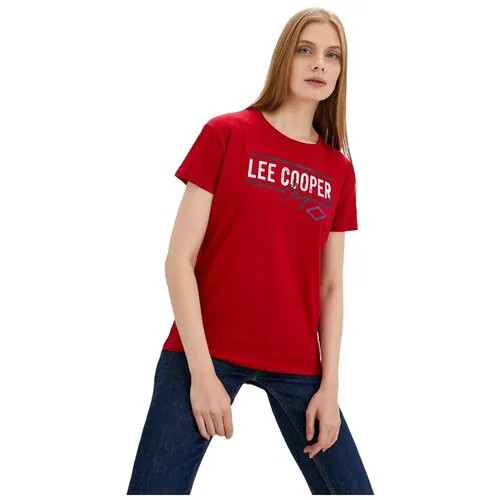 Футболка Lee Cooper Straight Crew Neck Женщины MT4A120486AS2LC1-LCR L