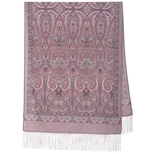 Шарф Павловопосадская платочная мануфактура,150х60 см, one size, розовый