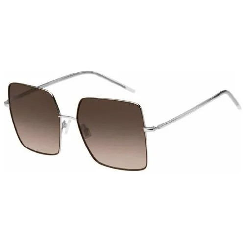 Солнцезащитные очки BOSS, серый, серебряный