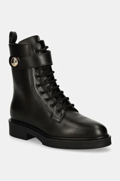 Кожаные ботильоны Sfera Army Boot Furla, черный